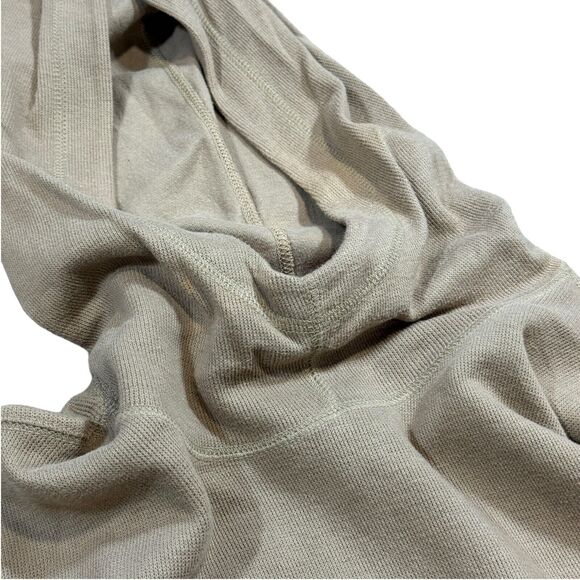 DKNY Hoodie Men's 2XL Beige 100% Cotton Long Sleeve Hooded Pullover Performance - Picture 9 of 11